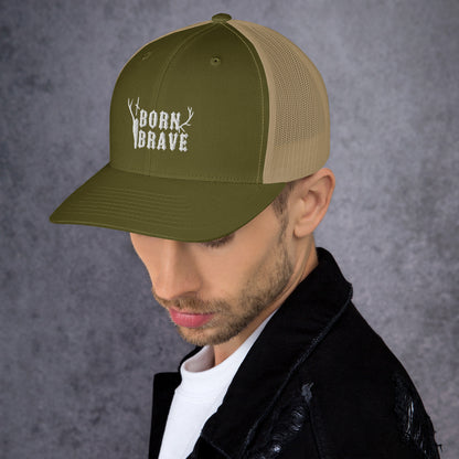 Born Brave Trucker Cap