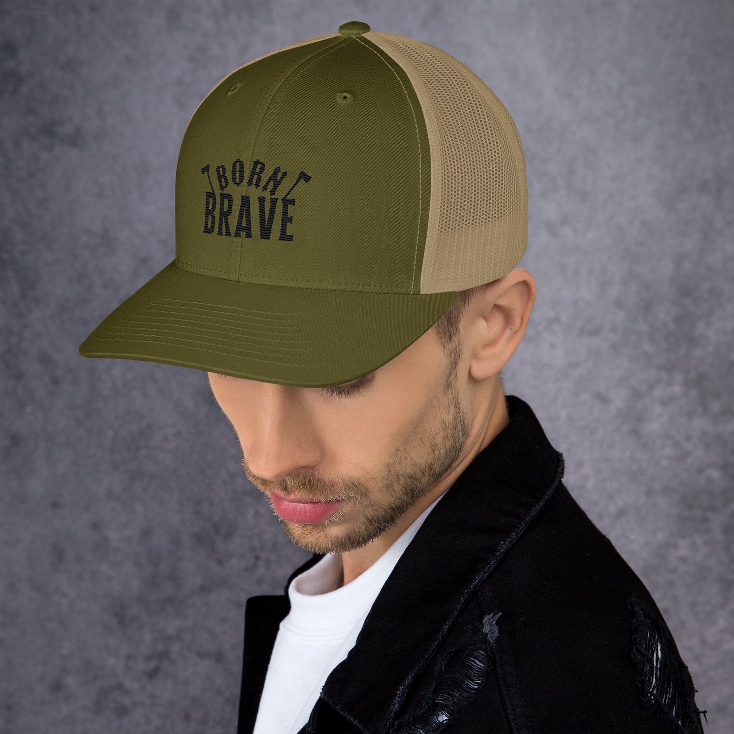 Born Brave Trucker Cap