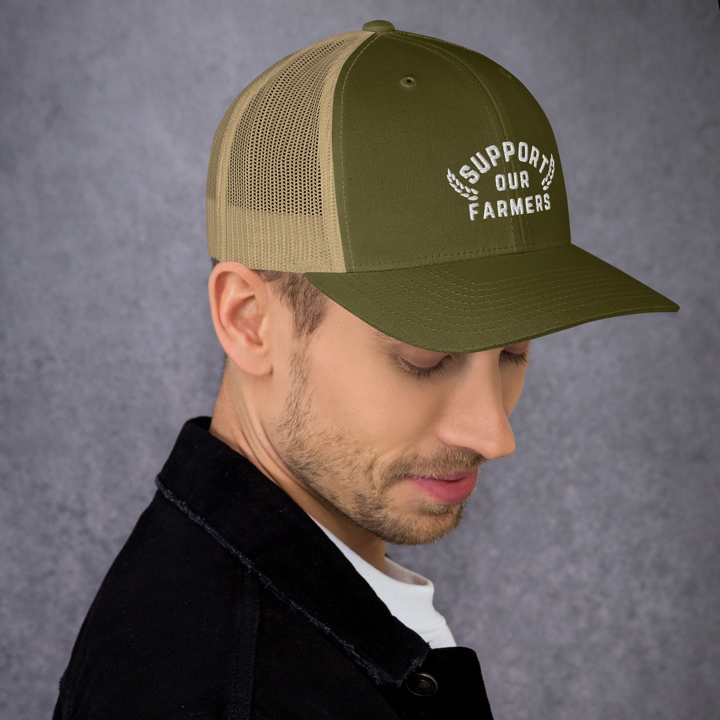 Support Our Farmers Trucker Cap