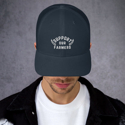 Support Our Farmers Trucker Cap