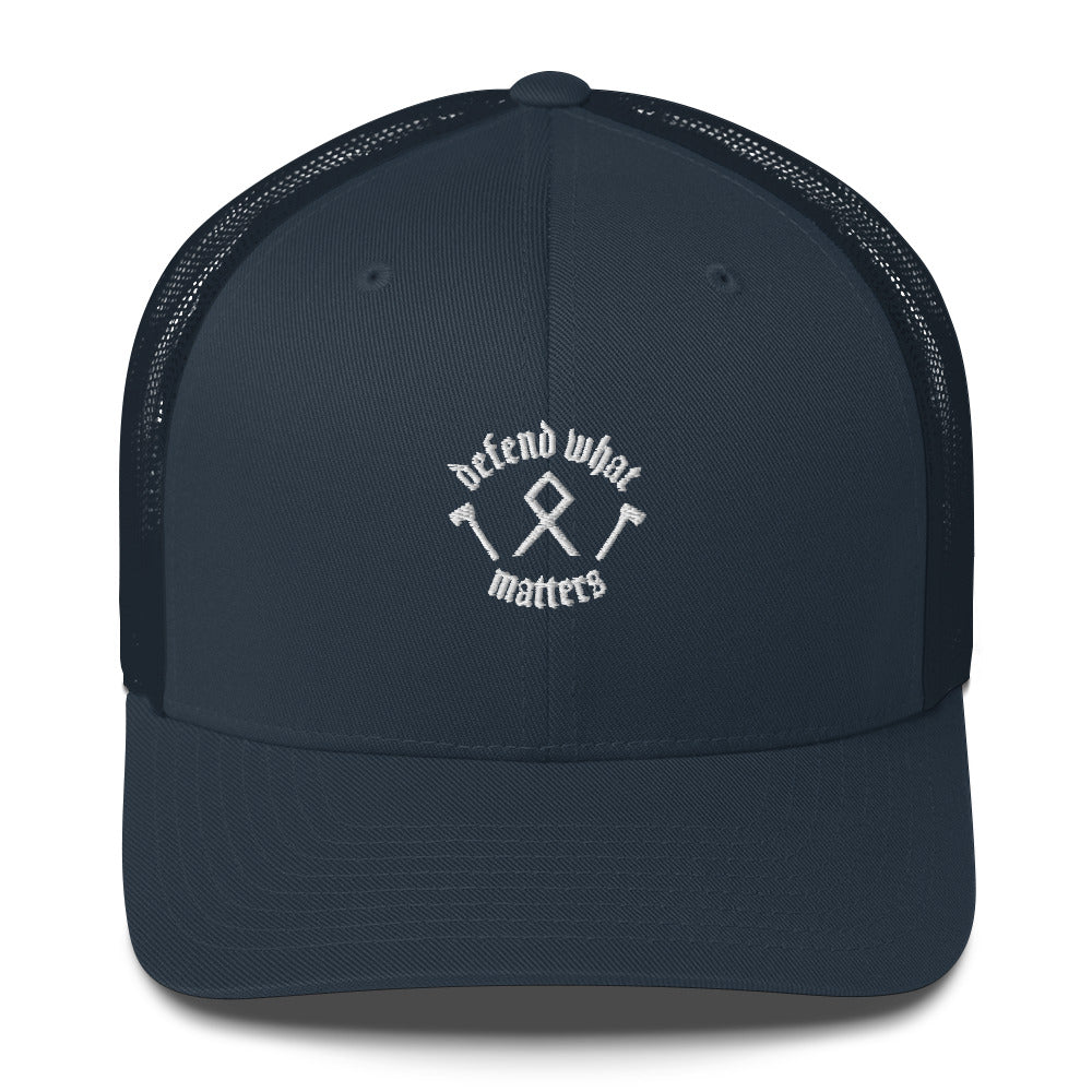 Defend what matter Trucker Cap