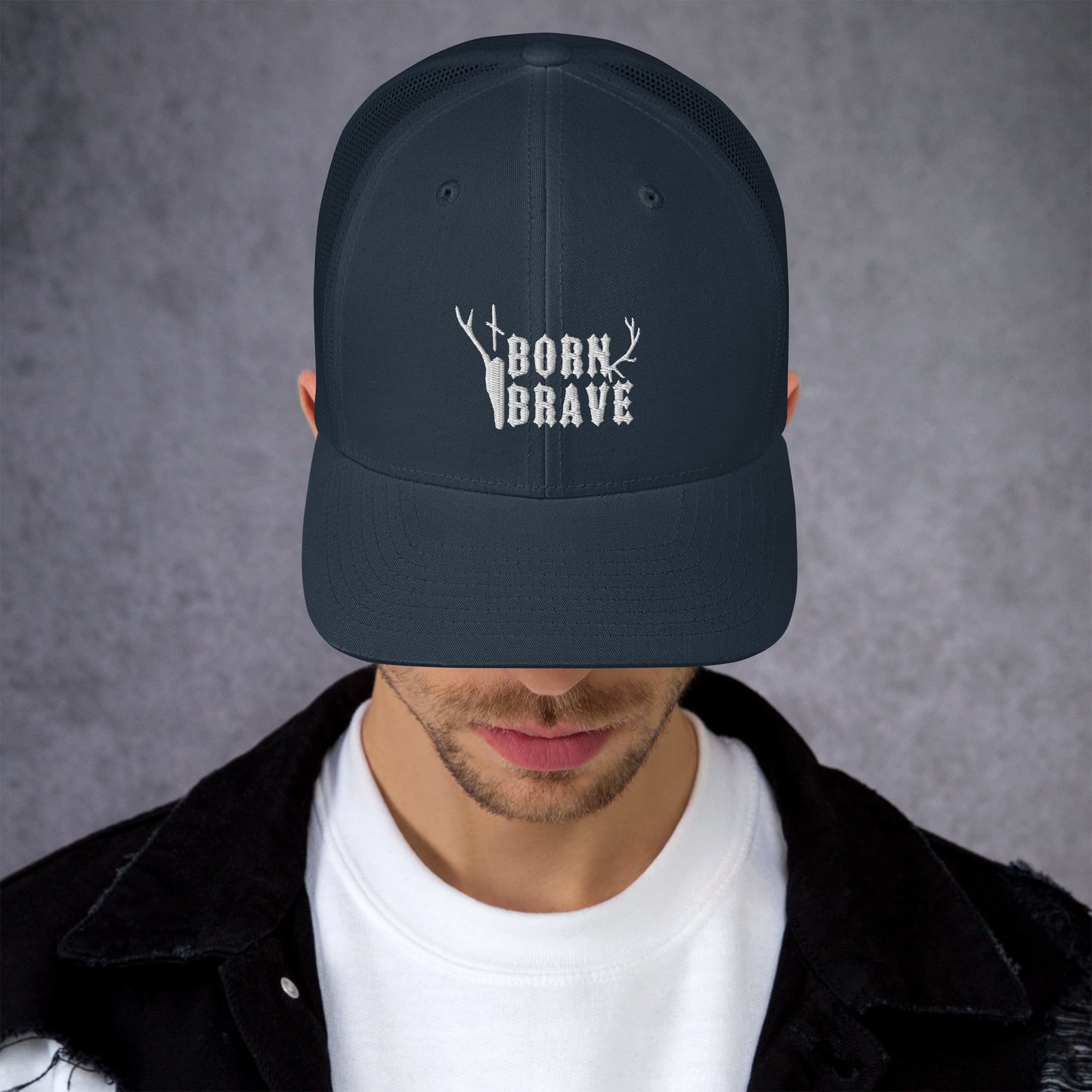 Born Brave Trucker Cap