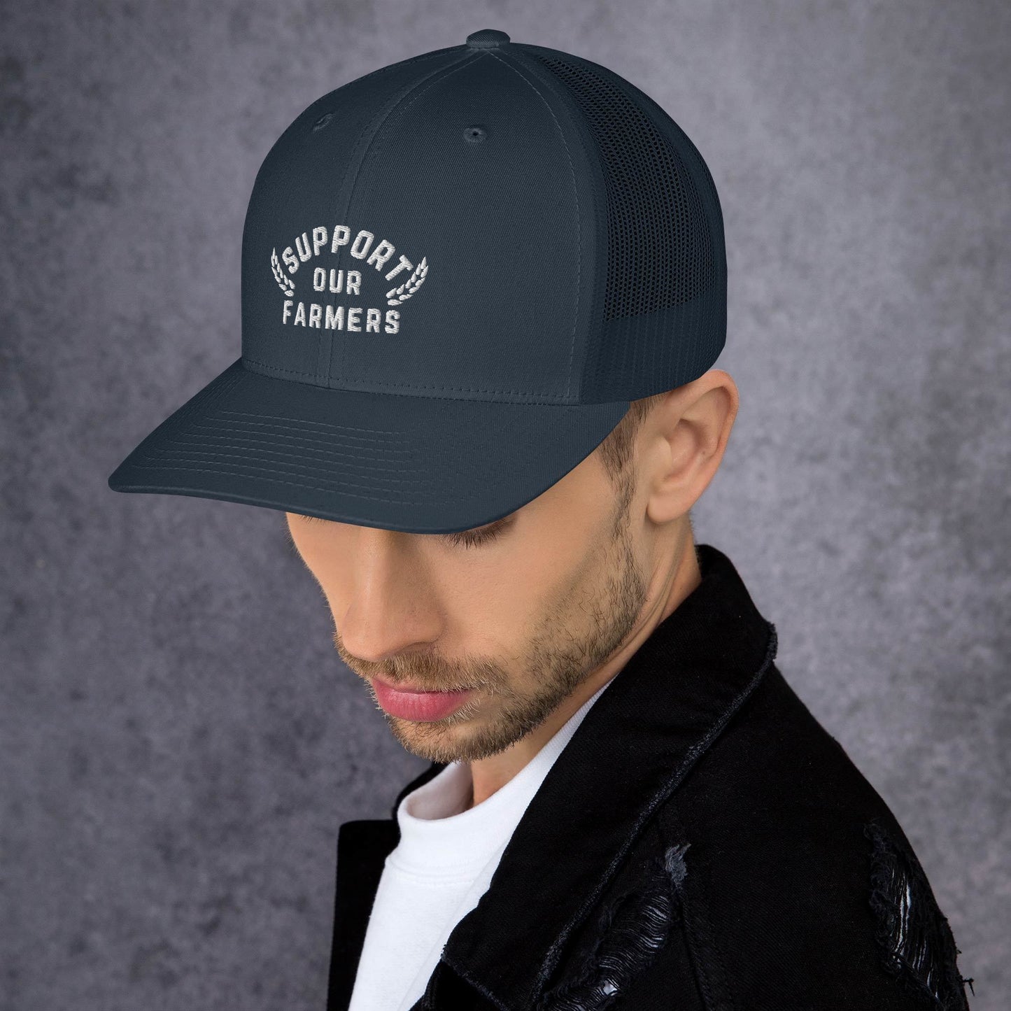 Support Our Farmers Trucker Cap