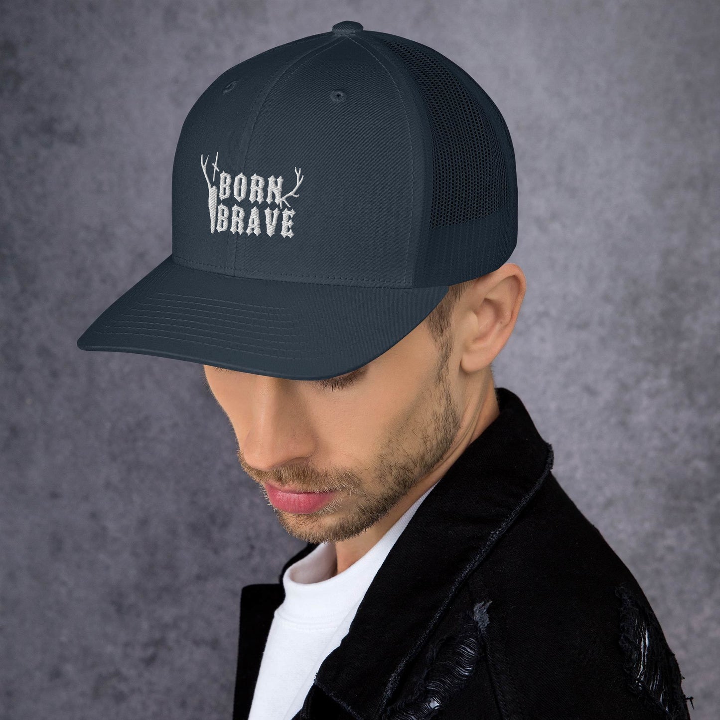 Born Brave Trucker Cap