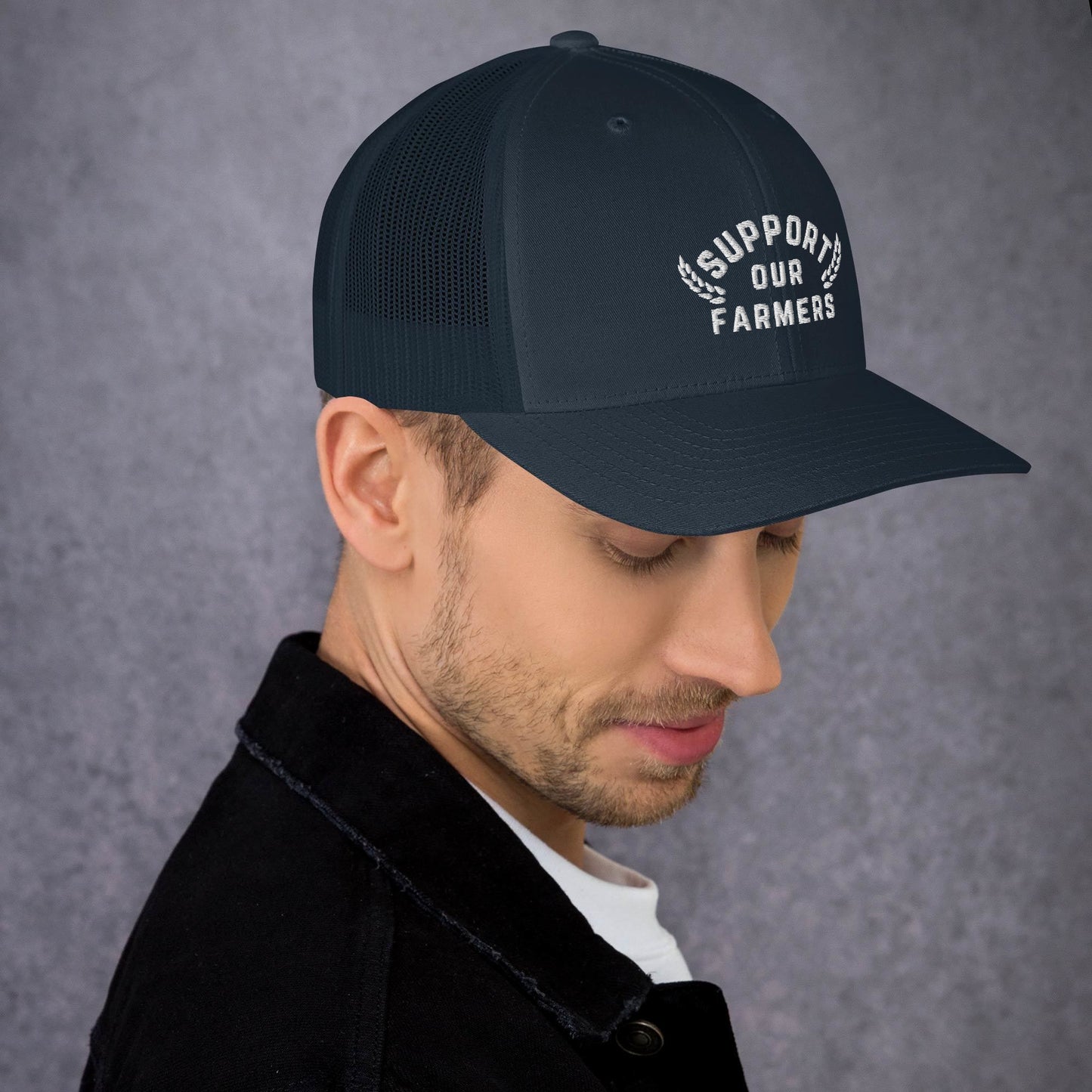 Support Our Farmers Trucker Cap