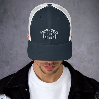 Support Our Farmers Trucker Cap