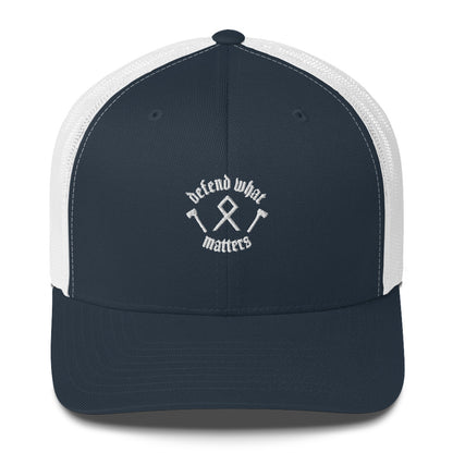 Defend what matter Trucker Cap