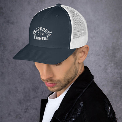 Support Our Farmers Trucker Cap