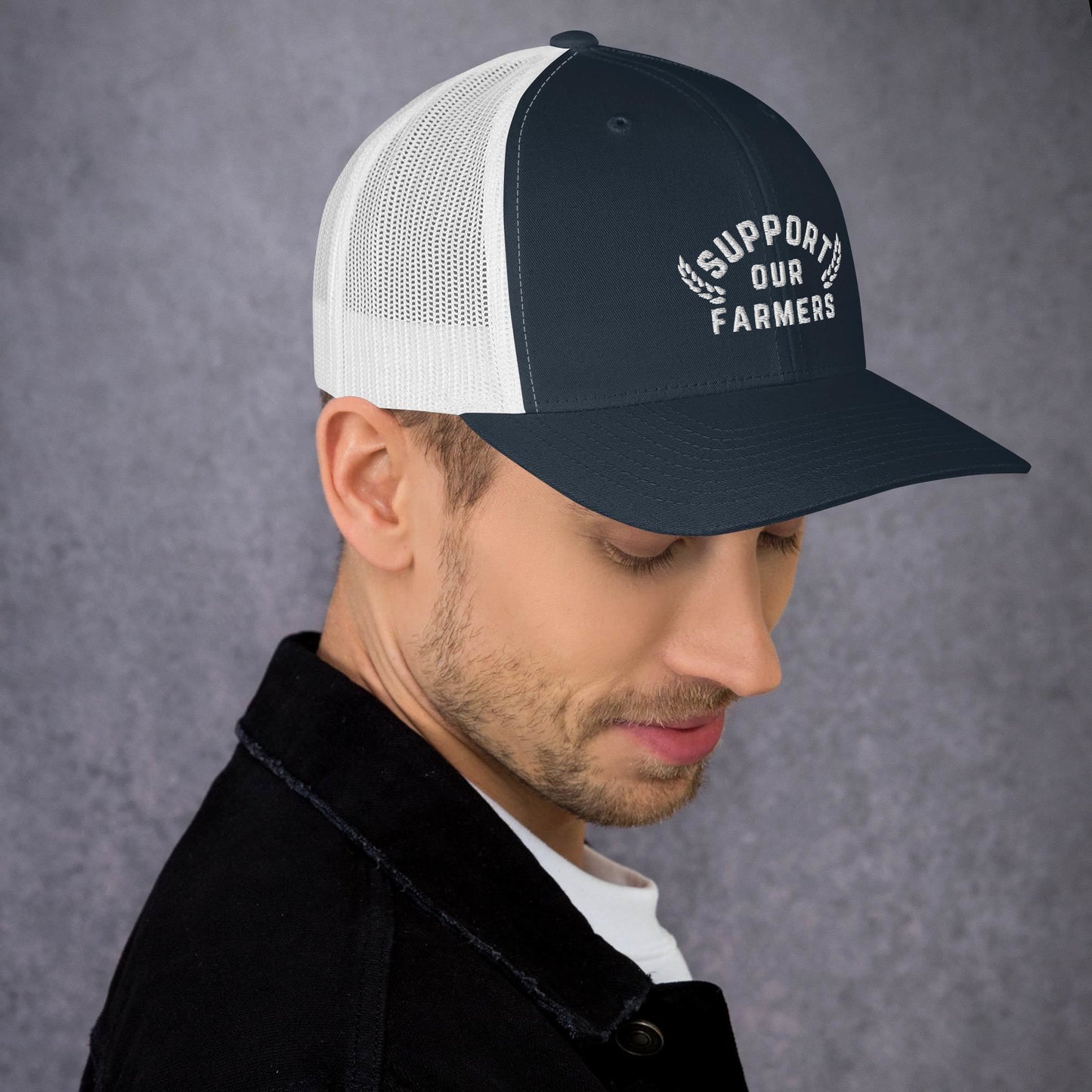 Support Our Farmers Trucker Cap