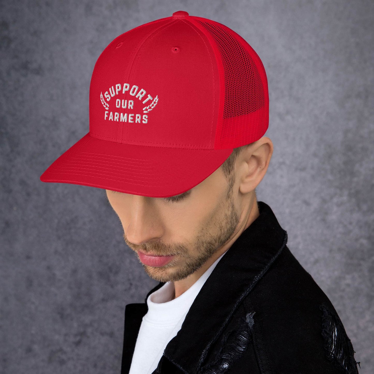 Support Our Farmers Trucker Cap