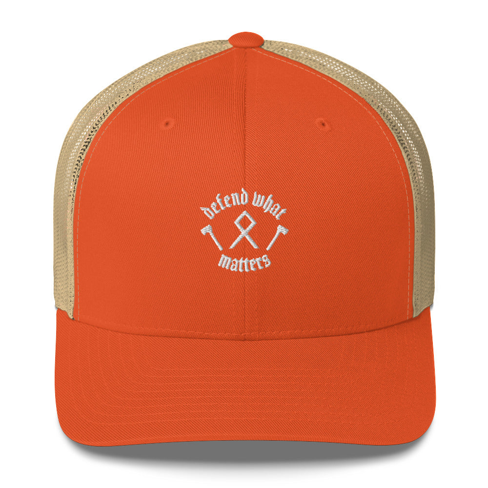 Defend what matter Trucker Cap