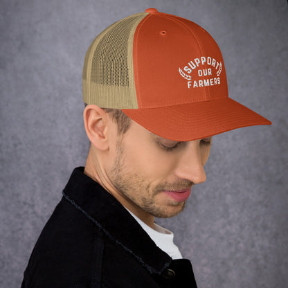 Support Our Farmers Trucker Cap