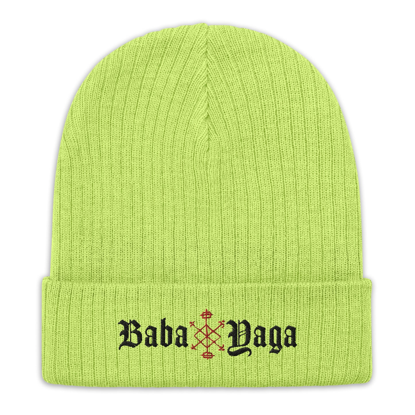 Baba Yaga Ribbed knit beanie