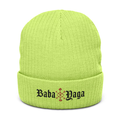 Baba Yaga Ribbed knit beanie