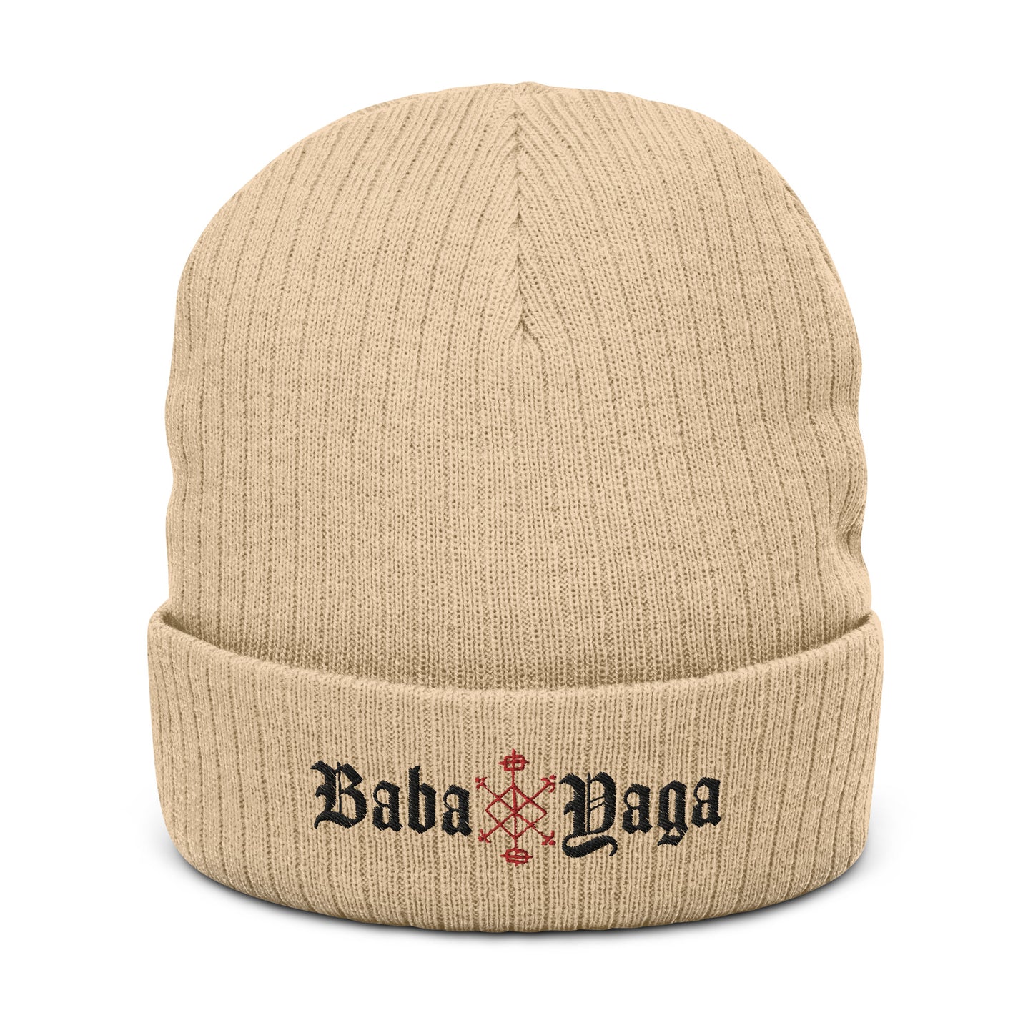 Baba Yaga Ribbed knit beanie