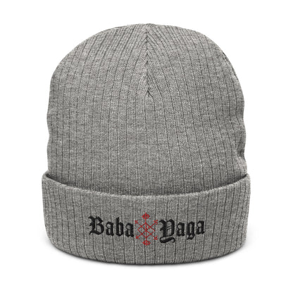 Baba Yaga Ribbed knit beanie