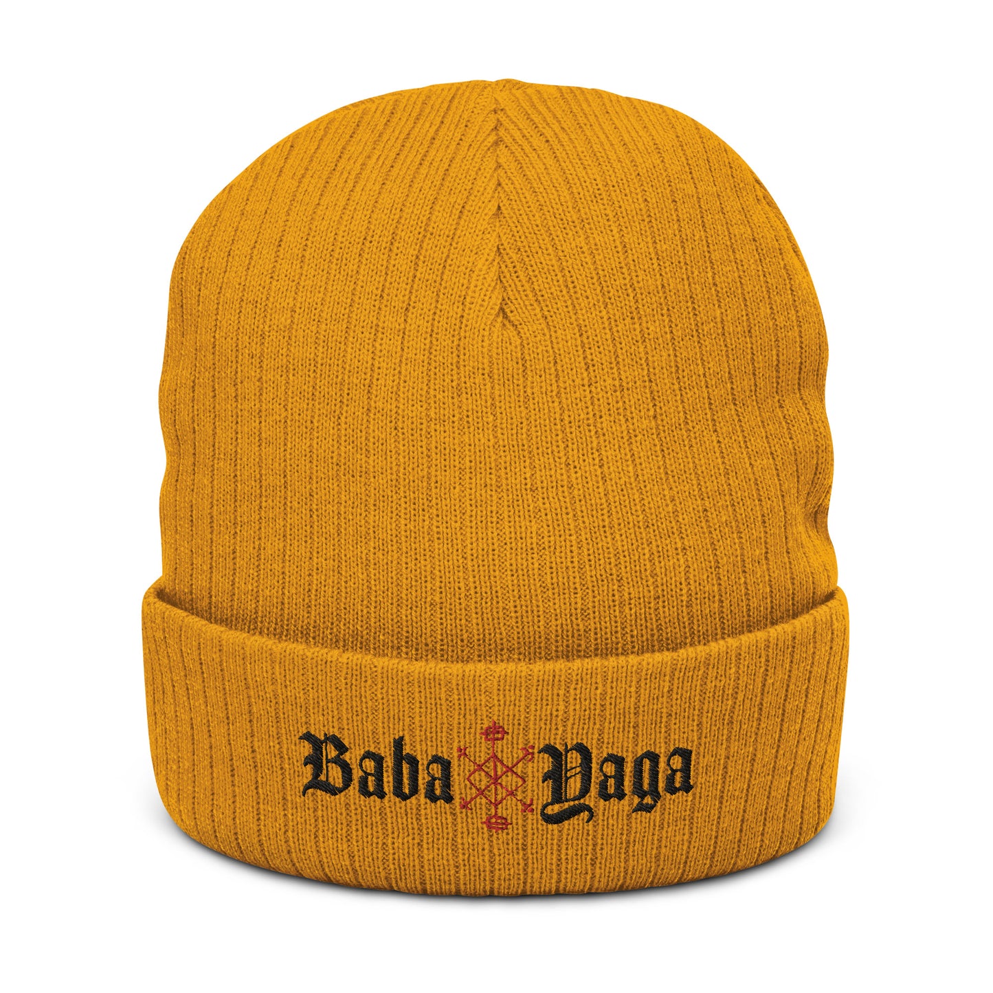 Baba Yaga Ribbed knit beanie