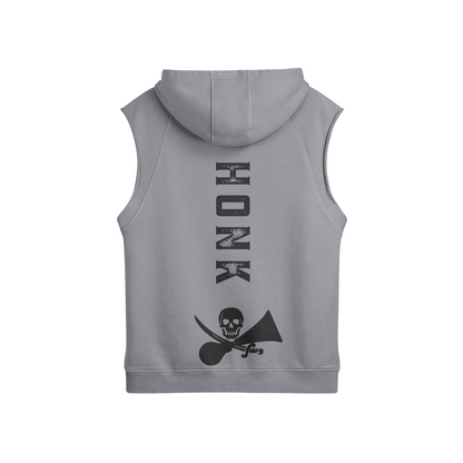 The honkings will continue Oversized Washed Sleeveless Hoodie