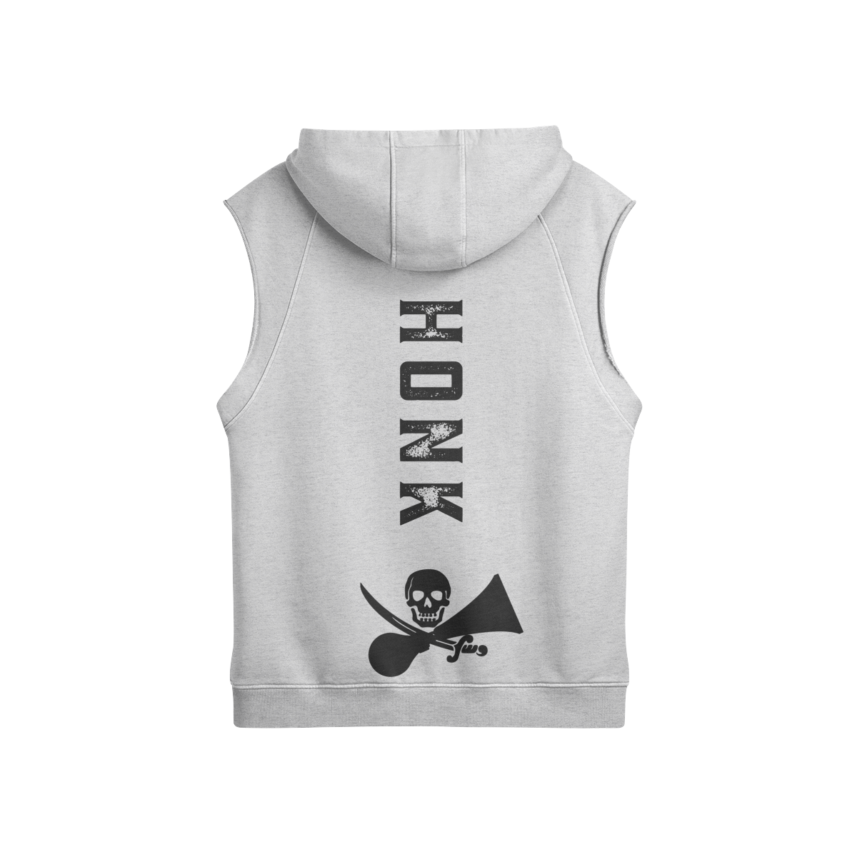 The honkings will continue Oversized Washed Sleeveless Hoodie