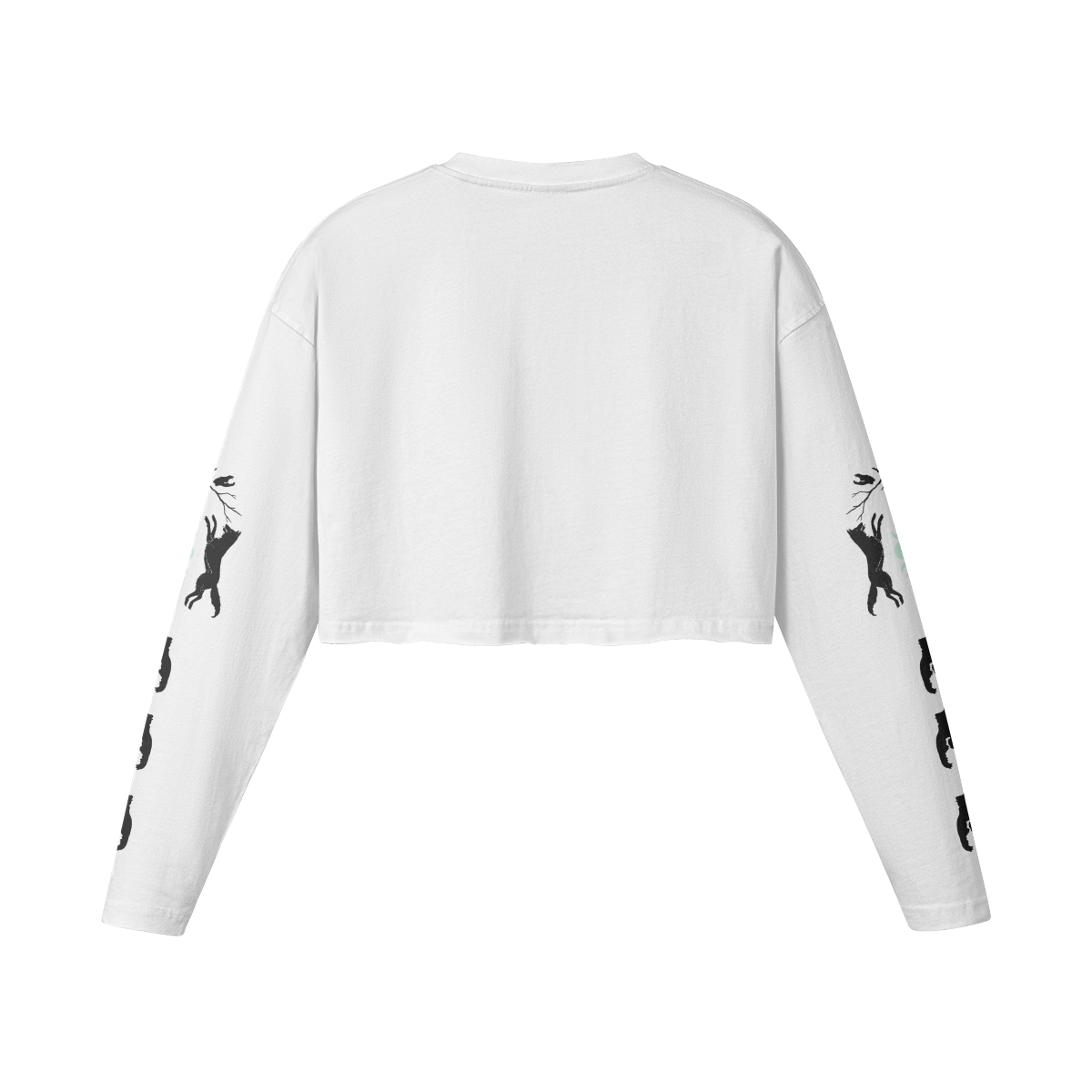 I into wolf Long sleeves crop top