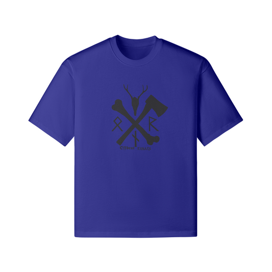 Crossed Axe and bone Offbeat Runars Runes Boxy T-shirt