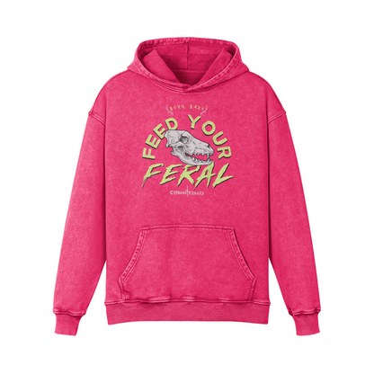 Feed your feral Unisex Super Heavyweight Overs