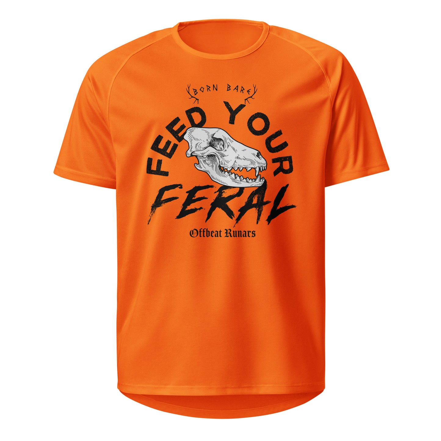 Feed your feral Unisex sports jersey