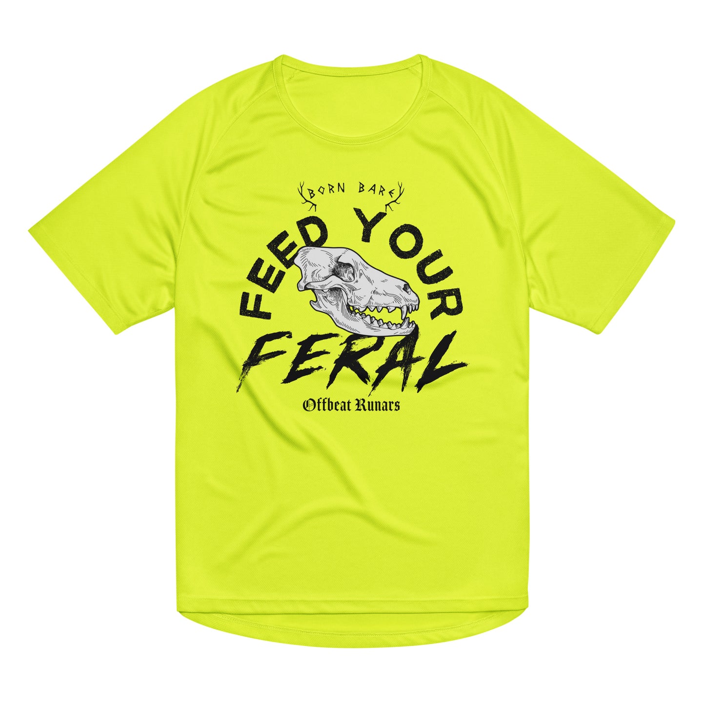 Feed your feral Unisex sports jersey