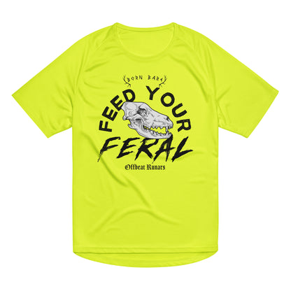 Feed your feral Unisex sports jersey