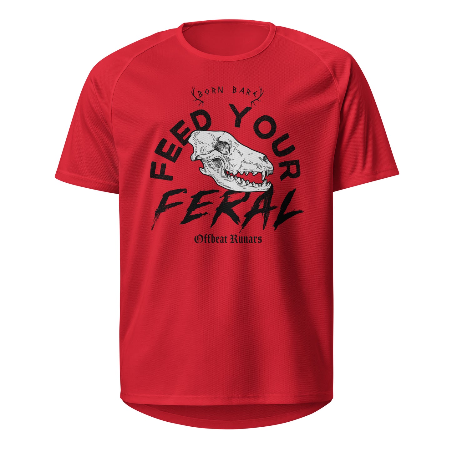 Feed your feral Unisex sports jersey