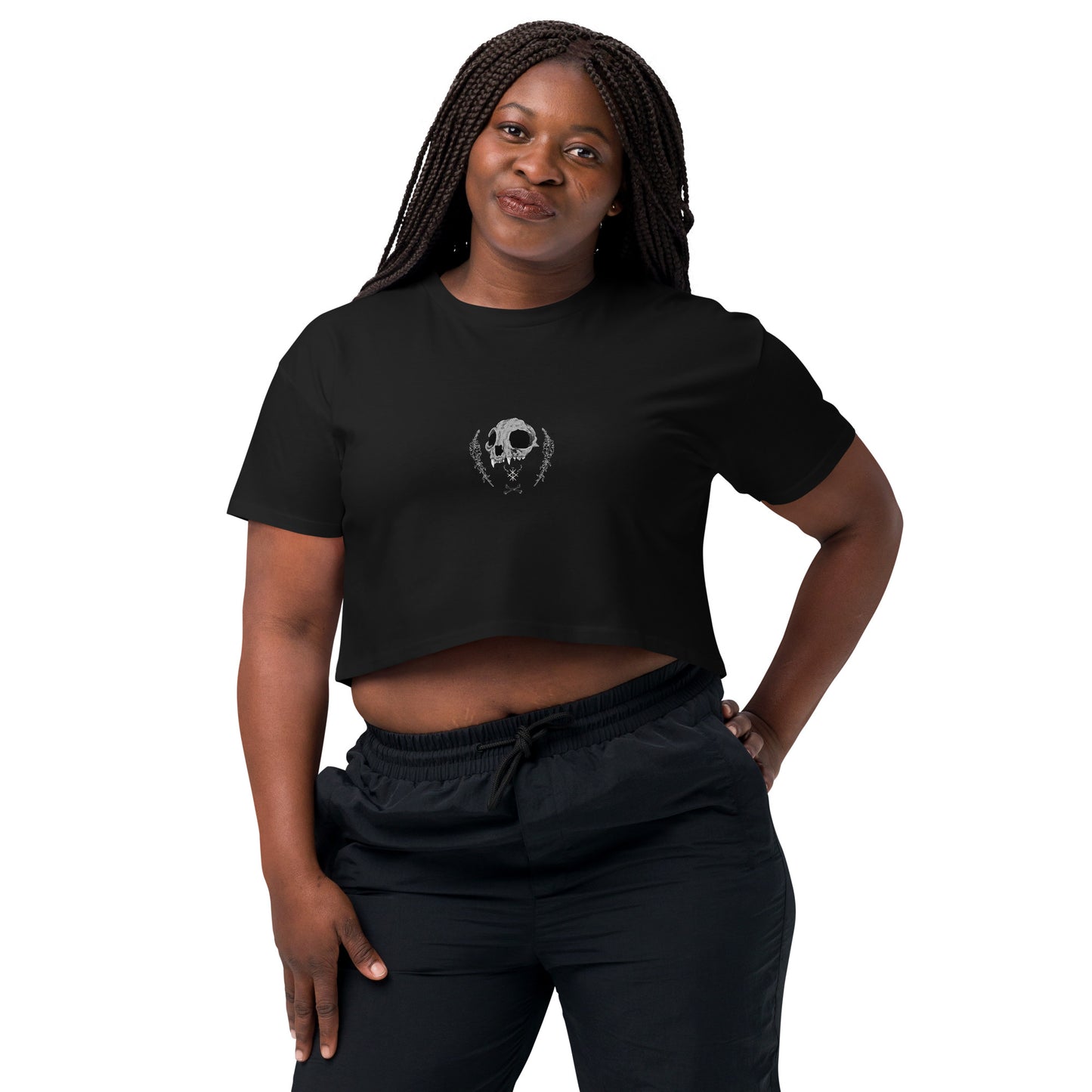 Feral girl club Women’s crop top