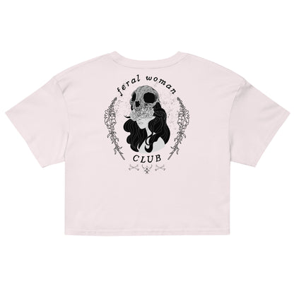 Feral girl club Women’s crop top