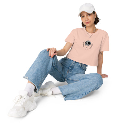 Feral girl club Women’s crop top