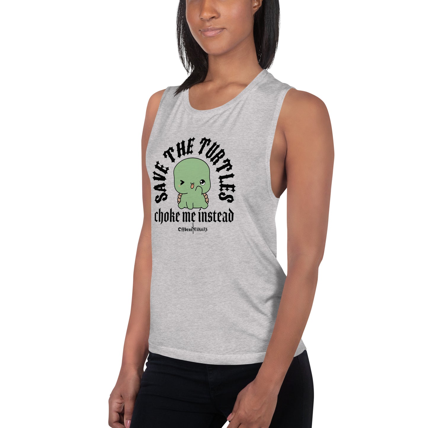 Save the turtles Ladies’ Muscle Tank