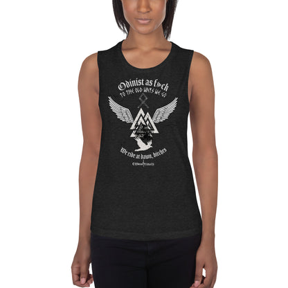 Odinist comme f*ck Ladies' Muscle Tank