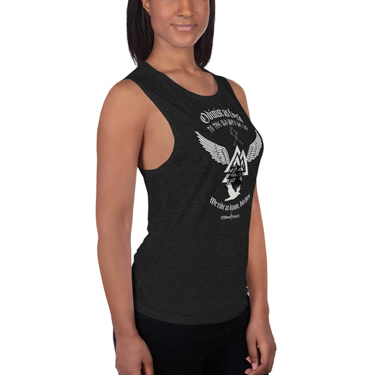 Odinist comme f*ck Ladies' Muscle Tank