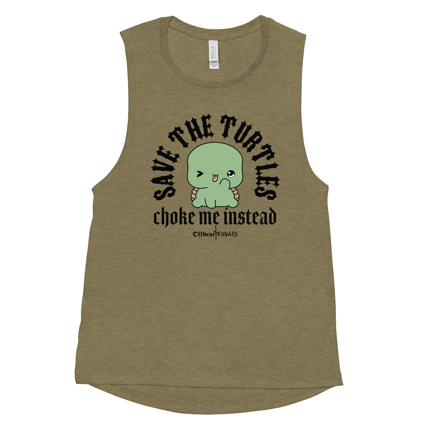 Save the turtles Ladies’ Muscle Tank