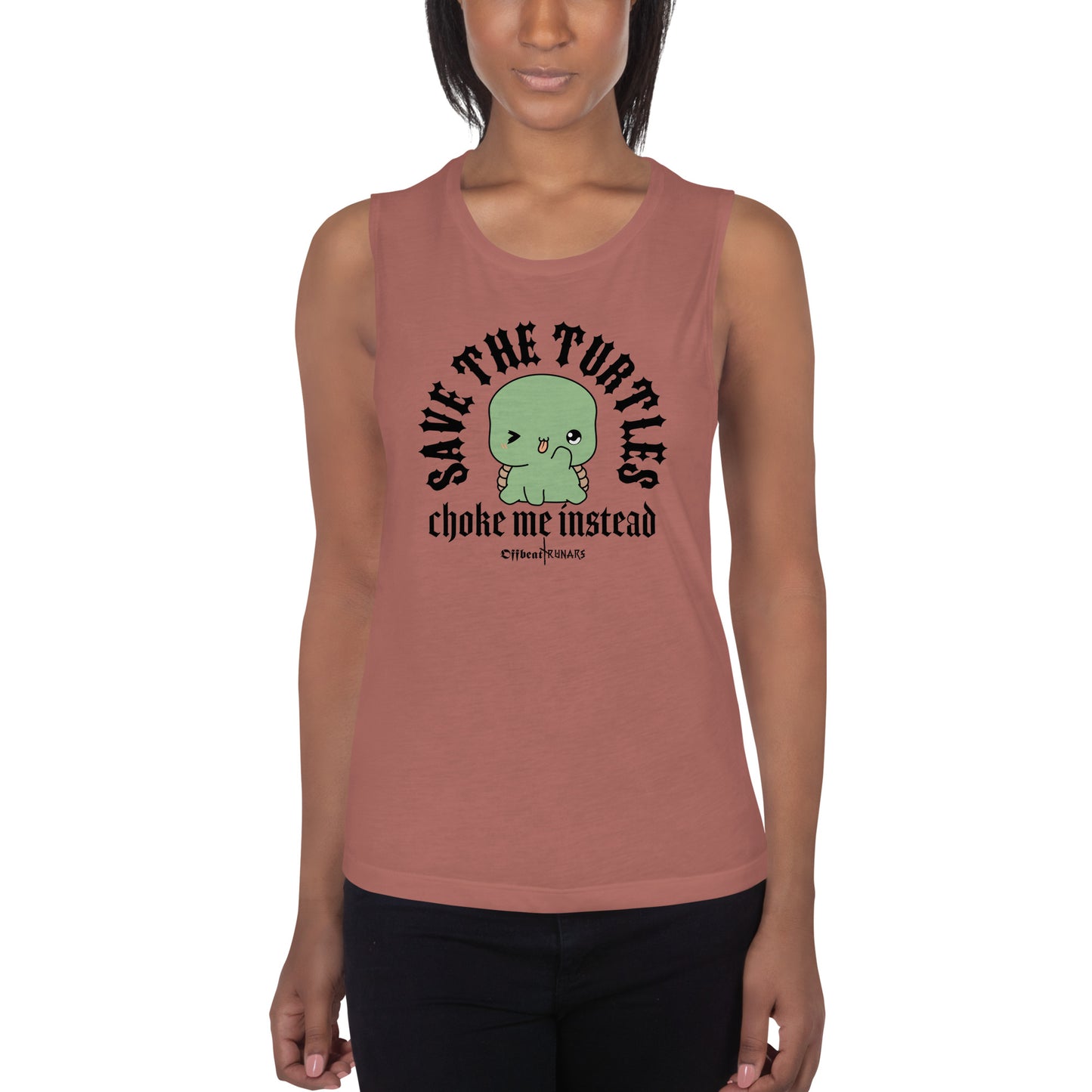 Save the turtles Ladies’ Muscle Tank