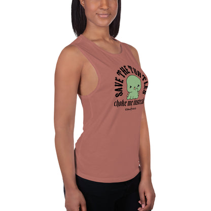 Save the turtles Ladies’ Muscle Tank