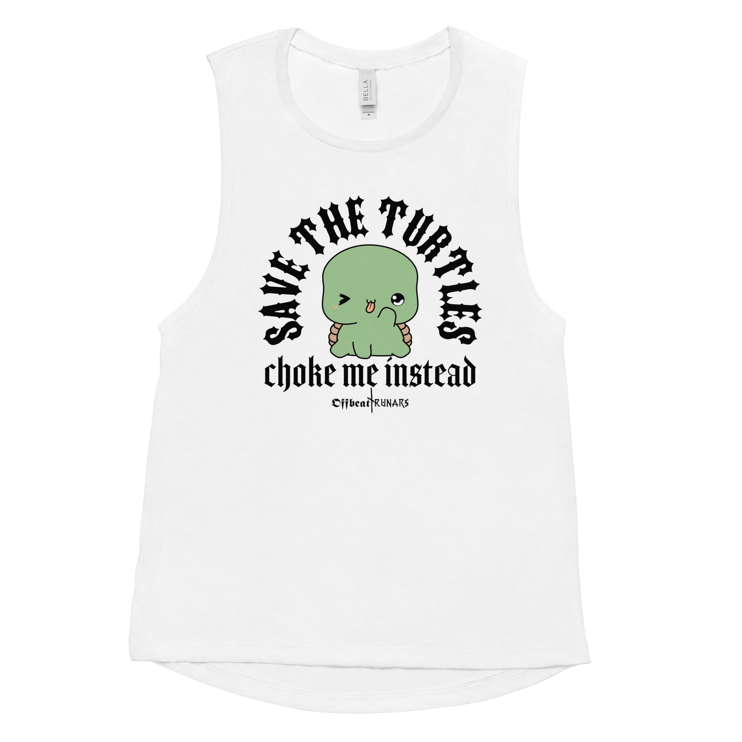 Save the turtles Ladies’ Muscle Tank